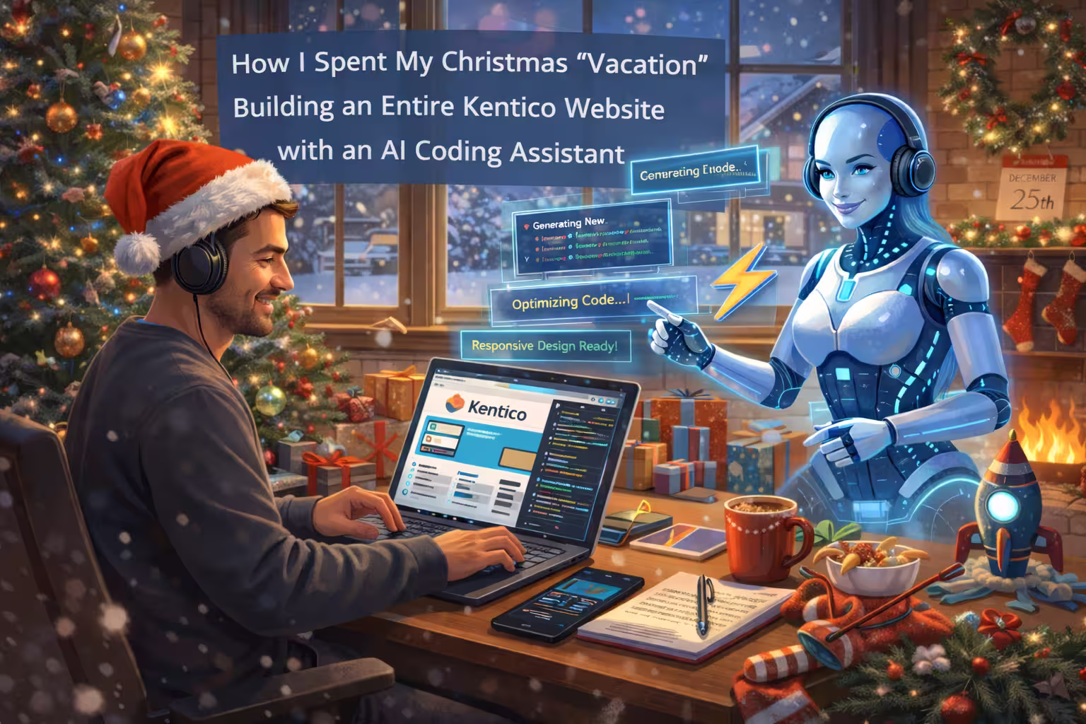 How I Spent My Christmas"Vacation" Building an Entire Kentico Website with an AI Coding Assistant