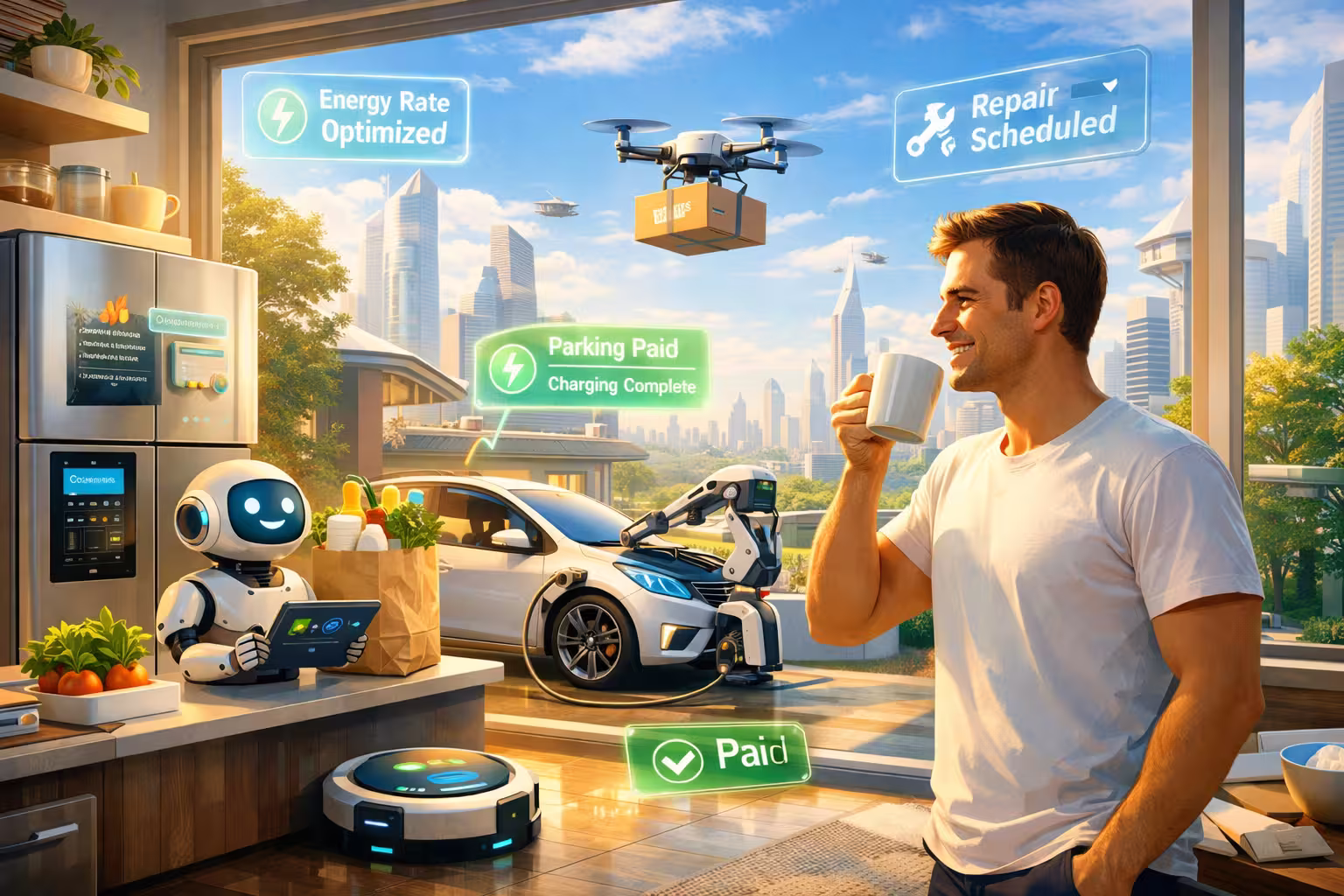 When Robots Have Money