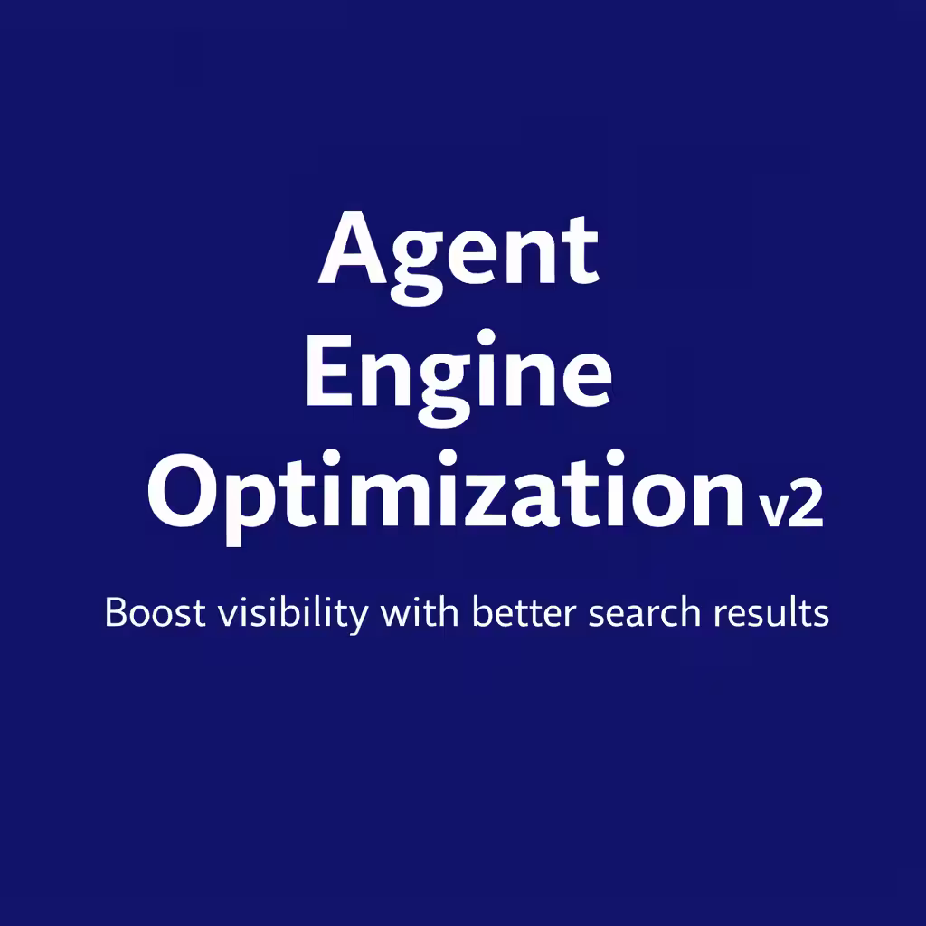 Agent Engine Optimization: SEO Got You to Page One — AEO Gets You Into the Agent’s Toolkit